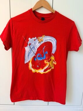 Marvel Spider-Man And Amazing Friends Graphic Tee – Iceman Firestar – Size Small